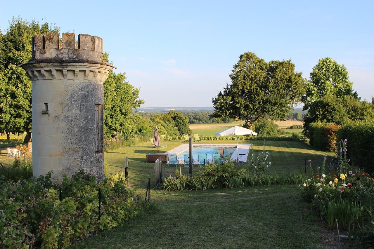 Chambres D'Hotes Le Chateau De La Plante Thuré エクステリア 写真