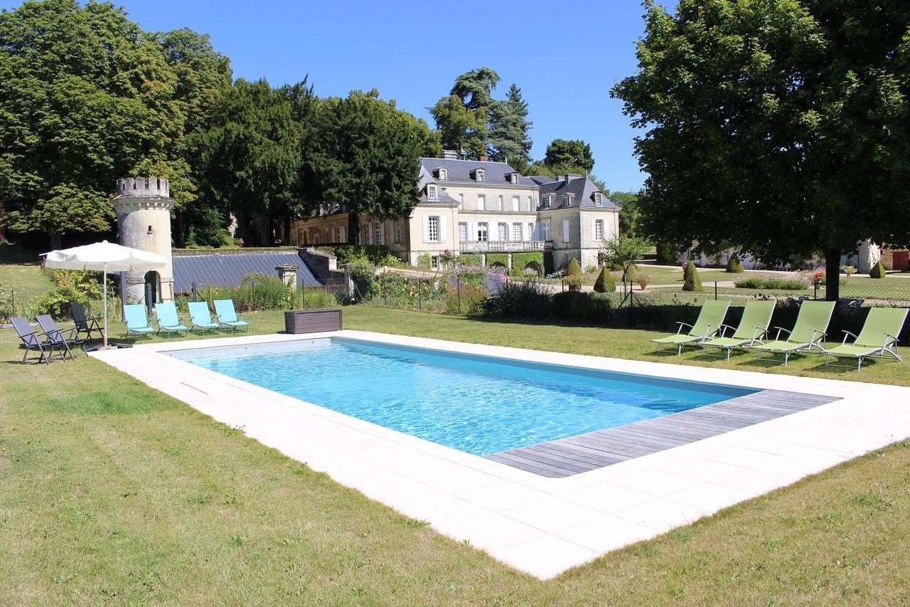 Chambres D'Hotes Le Chateau De La Plante Thuré エクステリア 写真